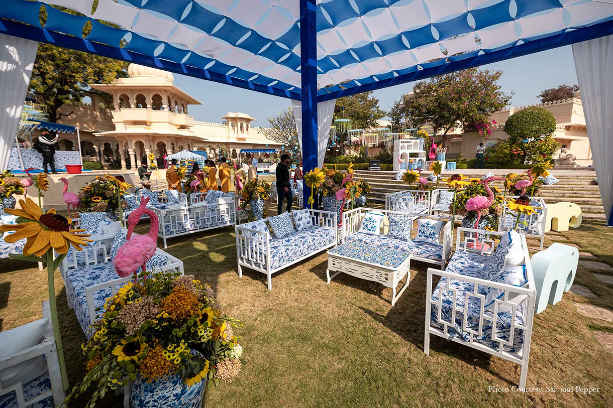 Sangeet stage setup